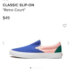 VANS Classic Slip-On retro court